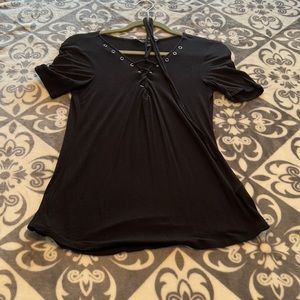 Rock and republic lace up top